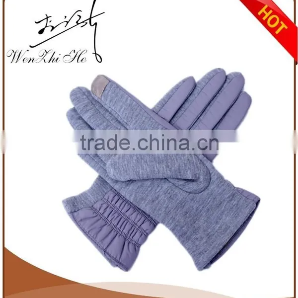 Popular Blue Soft Warm Fashion Winter Mitten Gloves Producer photo-2