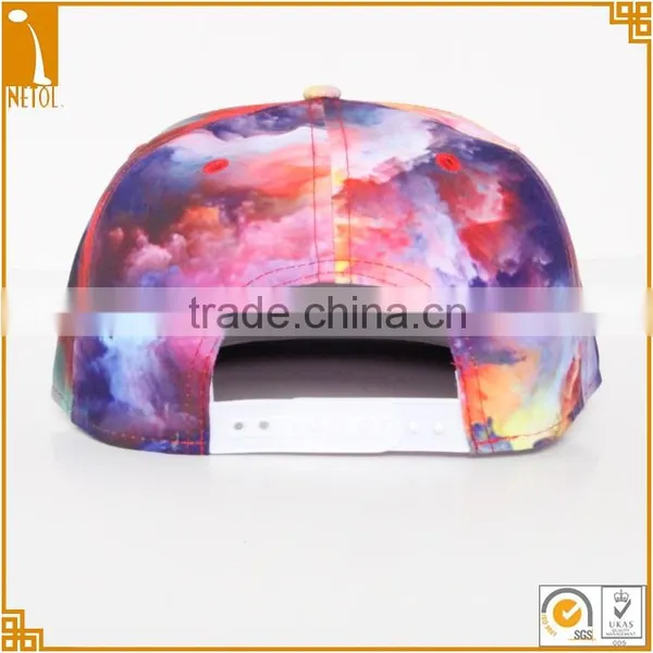 New Fashion High Quality 6 Panel Printed Custom Floral Sanpback Cap Whoesale photo-5