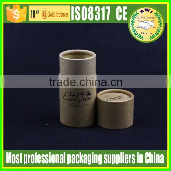 Recyclable Recycled Paper Tube Packaging Kraft Roundness Paper Box photo-5