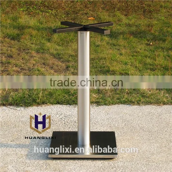 Hot Sell Square Stainless Steel Furniture Legs Stainless Steel Chassis Restaurant Table Frame Coffee Room Furniture Legs