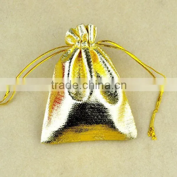 Shiny Metallic Pouch With Logo for Jewelry Wholesales photo-4