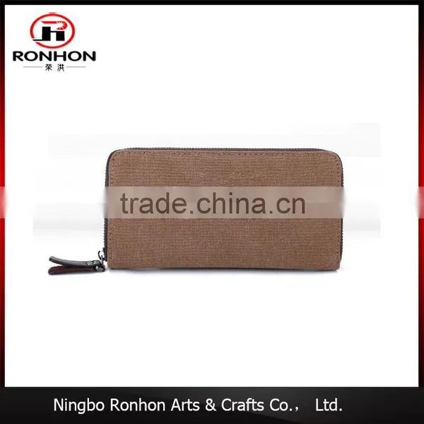 Canvas Wallets for Teens, Hand Wallets With PU Zipper Puller photo-2