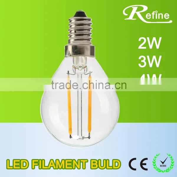 Dimmable Led Filament Bulb 2w 3w 4w High Brightness Glass Bulb photo-4