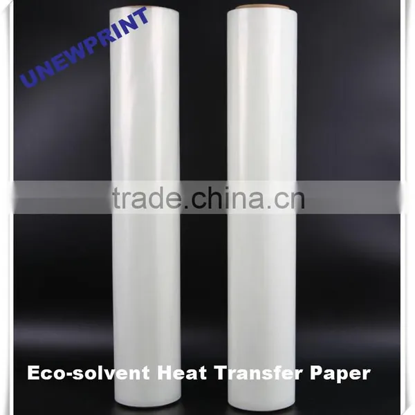 Light-colored Eco-solvent Heat Transfer Printing Paper PET PU Based/PET Eco-solvent Heat Transfer Printing Paper