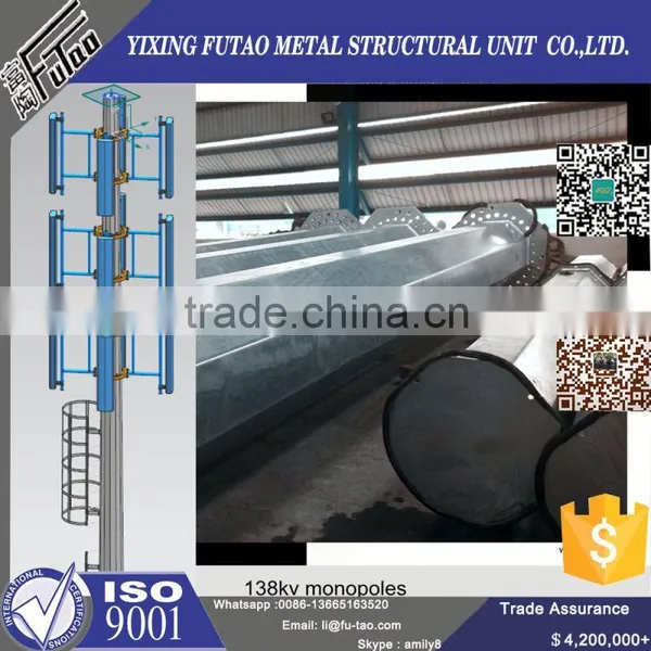 High Quality Galvanized Heavy Duty Mast photo-4
