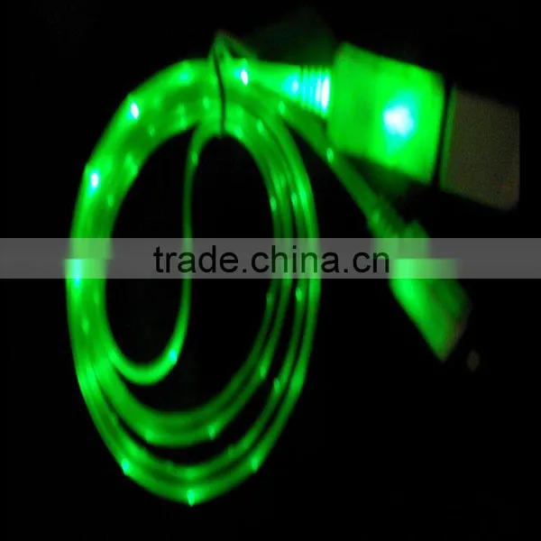 New LED Light Micro USB Charger Data Sync Cable Cord for Samsung Led USB Cable photo-2