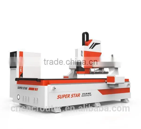 3d Cnc Wood Carving Machine for Wood Design With Auto Changer photo-3