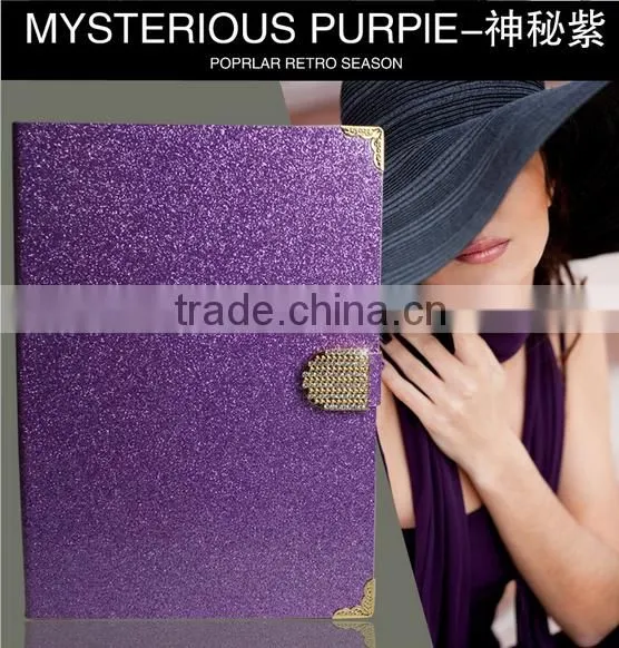 Low Price Luxury Glitter Wallet PU Leather Tablet Case for Lenovo Thinkpad for Google Nexus 9 for Teclast X98 Air 3g photo-2