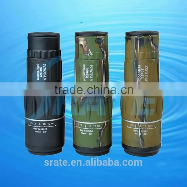 M1652ST 16x52mm Dual Focusing Large Objective Lens Green Coating Long Range Telescope photo-3