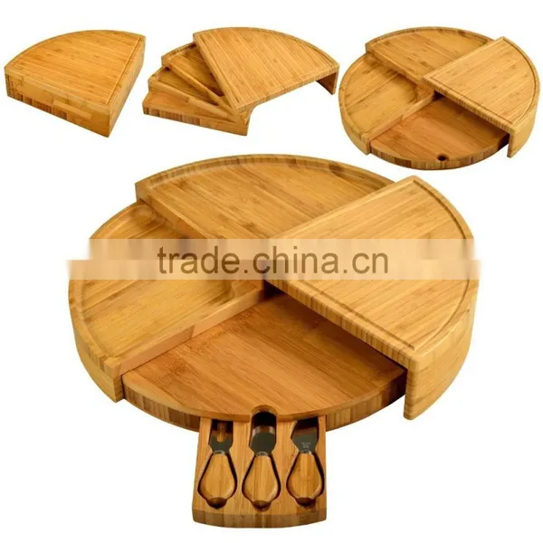 Transforming Bamboo Cheese Board Set photo-2