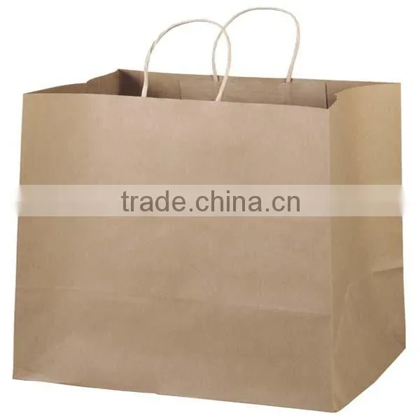 Paper Twisted Handle Bag,Printed Paper Bag,Brown Printed Paper Bag photo-5