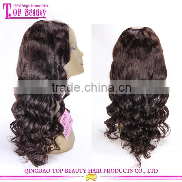 Ali Trade Assurance Paypal Accepted Factory Price Tangle Free Professional Indian Remy Hair U Part Wig photo-2