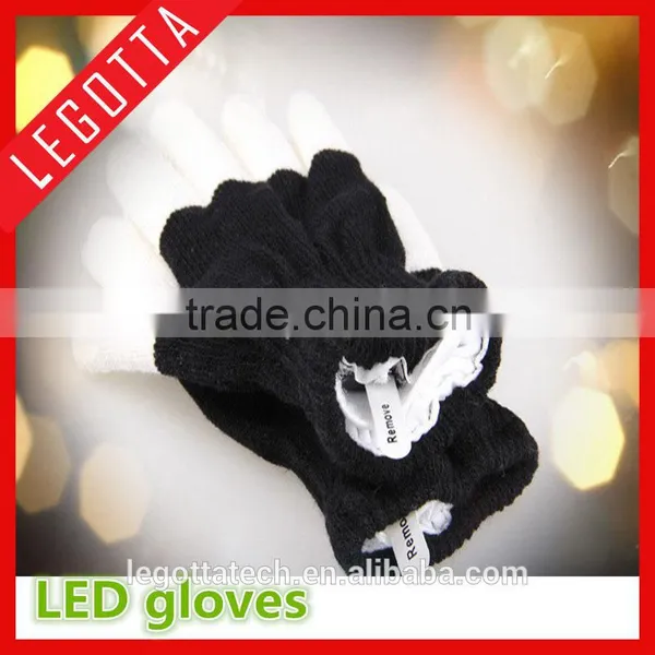 Best Selling Newest Hight Quality Winter Electical Fashing Lighting Colorful Laser Gloves photo-6