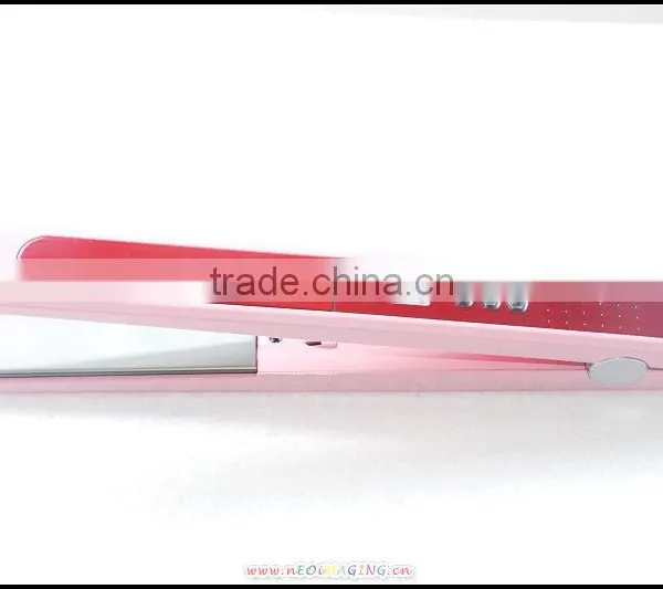 Ceramic MCH Heating Professional Hair Straightener Titanium LED Temp Display photo-3