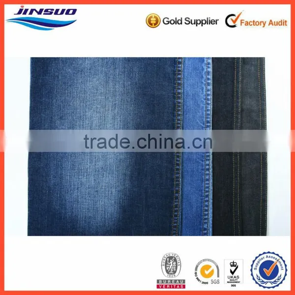 Siro Yarn Dyed Indigo Denim Jeans Fabric From Denim Mill