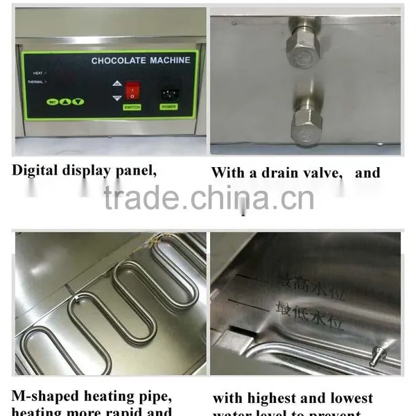 Size:36*33*12CM One Lattice Electric Small Chocolate Tempering Machine With CE ROHS Certification, Machine to Melt Chocolate photo-2