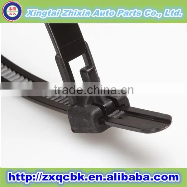 UV Protect Black Nylon Zip Ties Fire-proof UL94 Releasable Cable Tie