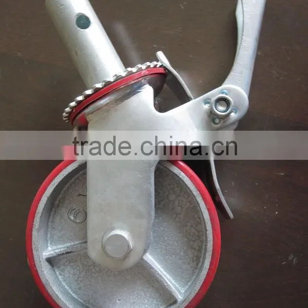 Rubber Wheel Caster Wheel Swivel or Swivel With Lock or Double Locks photo-4