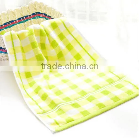 Colored Check Combed Cotton Face Towel photo-5