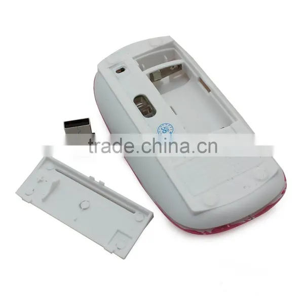 Utra Thin Pink 2.4Ghz New Optical Usa Practice Mouse photo-6