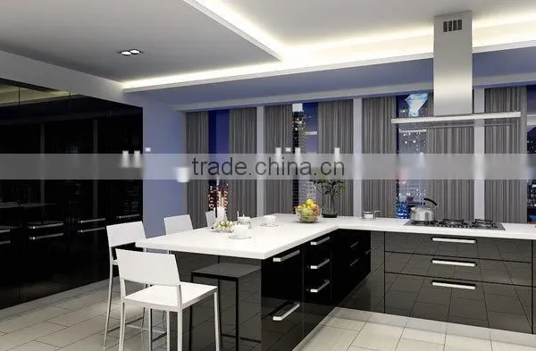 18mm Thicknees Wood Pattern Pvc Plywood for Kitchen Cabinet ,home Furniture photo-4