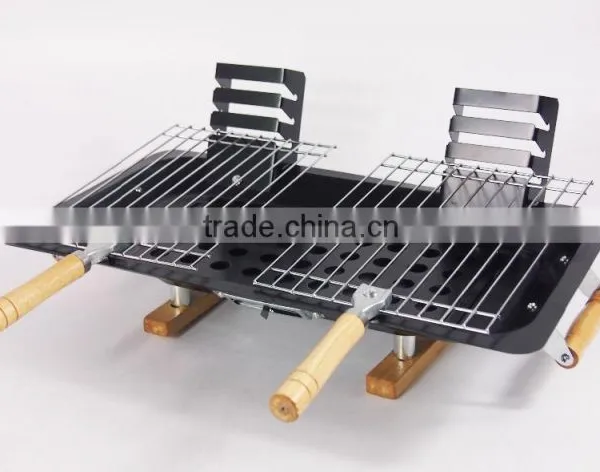 Iron Easy Carried Outdoor Foldable Charcoal BBQ Grill