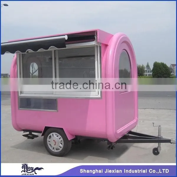 JX-FR220H Nice Color Mobile Fryer Food Cart Trailer for Sale photo-3