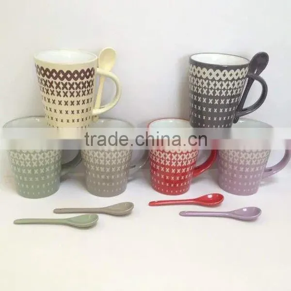 Wholesale Good Quality Ceramic Mugs Cups ,glazed Color Hot Selling,custom Logo Designs,many Designs With Color Box photo-5