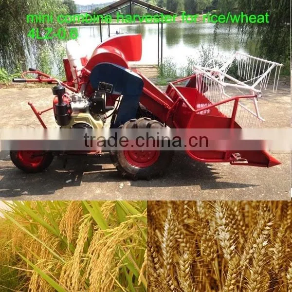 2015 Mini Combined Rice Harvester