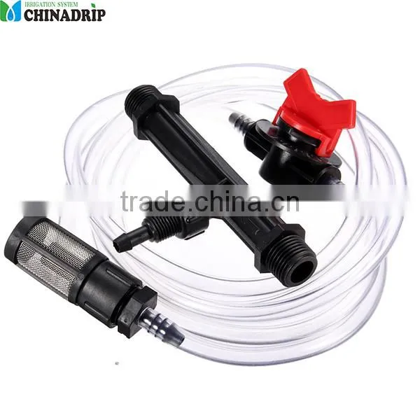 Irrigation Venturi Fertilizer Injectors Device Filter Kit Tube