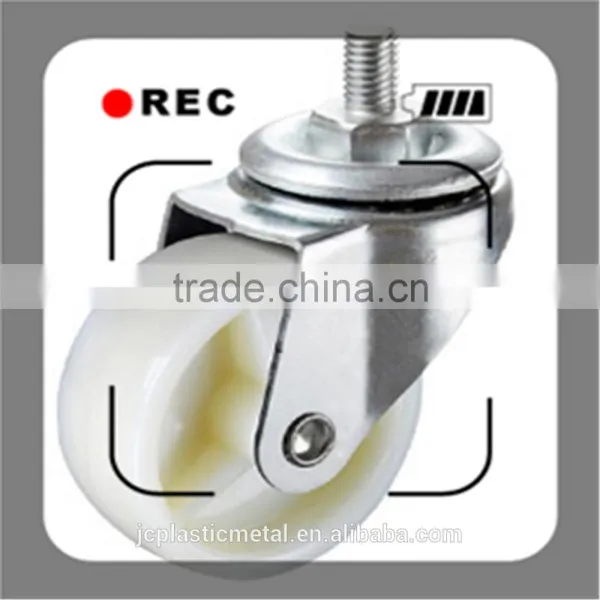 Light Duty White PP 1 Inch Castor Wheel photo-4