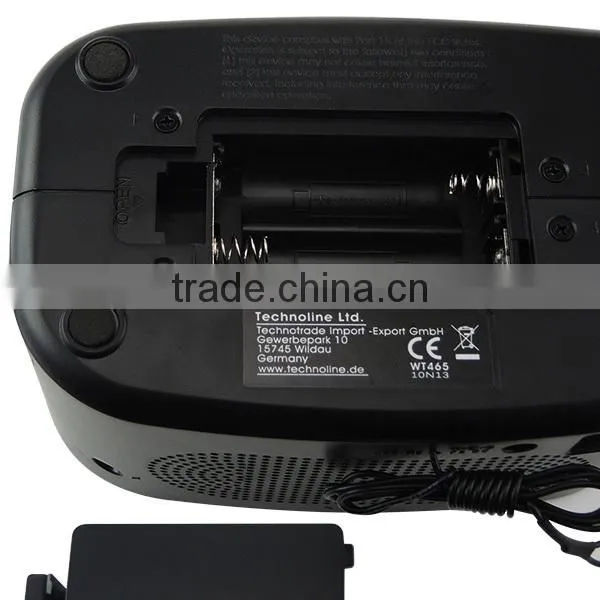 AM/FM Radio Station 12/24H Time Display Sleep Timer 220-240V Only / Technoline Digital Quartz Alarm Clock photo-6