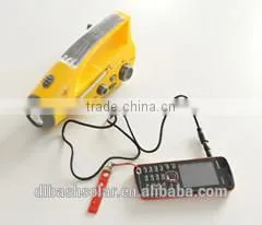 Solar AM FM Radio With Hand Crank Power Digital Mobile Portable Radio photo-2