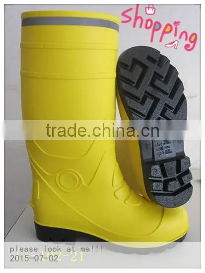 Pvc Light Yellow High Safety Boots photo-6