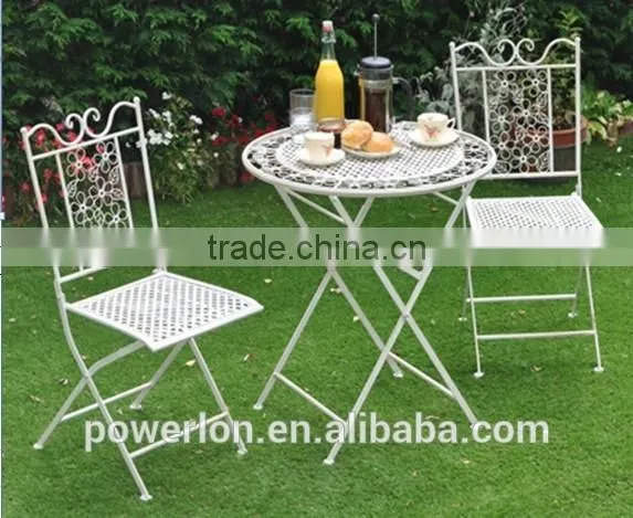 Vintage Shabby Chic Metal Arm Chair photo-6