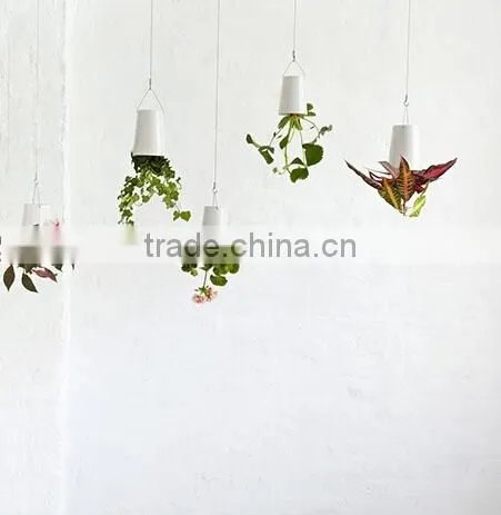 Interior Decoration Suspension Sky Upside Down Holder Pot Hanging Planter photo-2