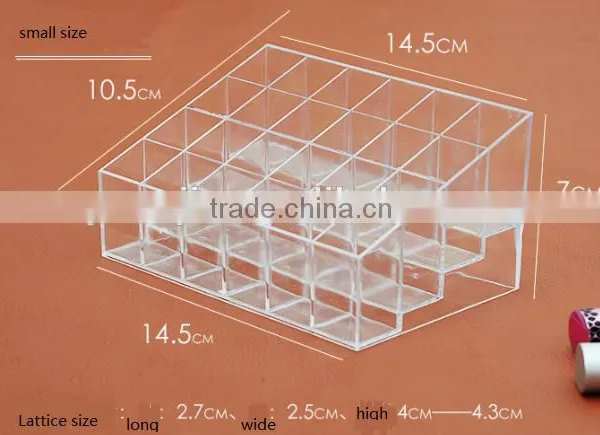 24 Lattices Plastic Lipstick Cosmetic Storage Rack photo-3