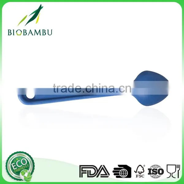 Environmental Best Design Colorful Bamboo Fiber Soup Serving Spoon photo-2