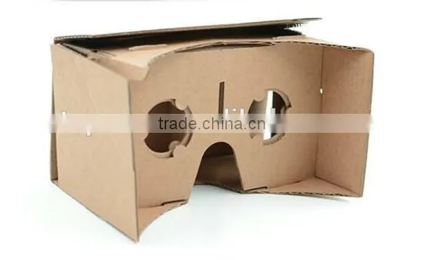 Factory Wholesale 3D VR Box Google Custom Cardboard Glasses 2.0 for Mobile Phone photo-2
