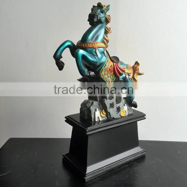 Resin Colourful Horse Decoration