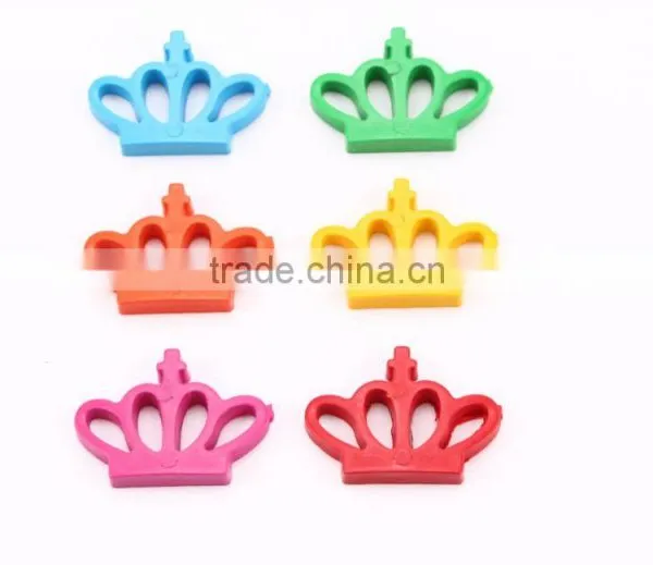 New Design Fancy Crown Shaped 6 Color Crayon, 6 pk Wax Crayon, Novelty Crayon Set photo-3