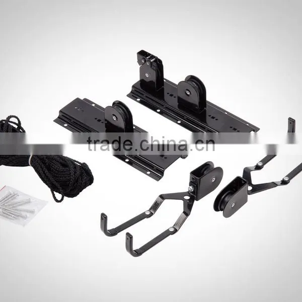 Bicycle Lift Bike Ceiling Mount Pulley Hoist Rack Garage Storage Hooks Hanger A1417 photo-2