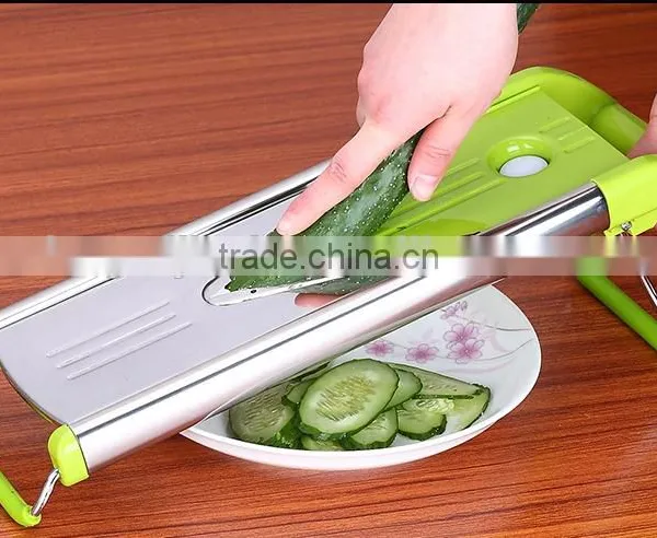 2017 The New Kitchen Stainless Steel V Blade Mandoline Slicer photo-4