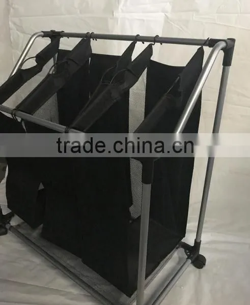 FACTORY SALE!!! Hotel and Home Usage Triple Laundry Sorter Without Ironing Board/3 Lift-off Fableable Landry Sorter photo-2