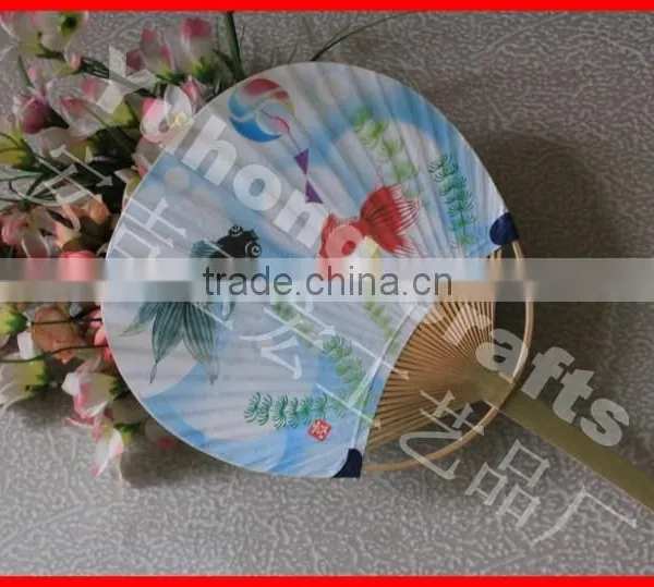 Beautiful and Cute Bamboo Paper Japanese Fan photo-6