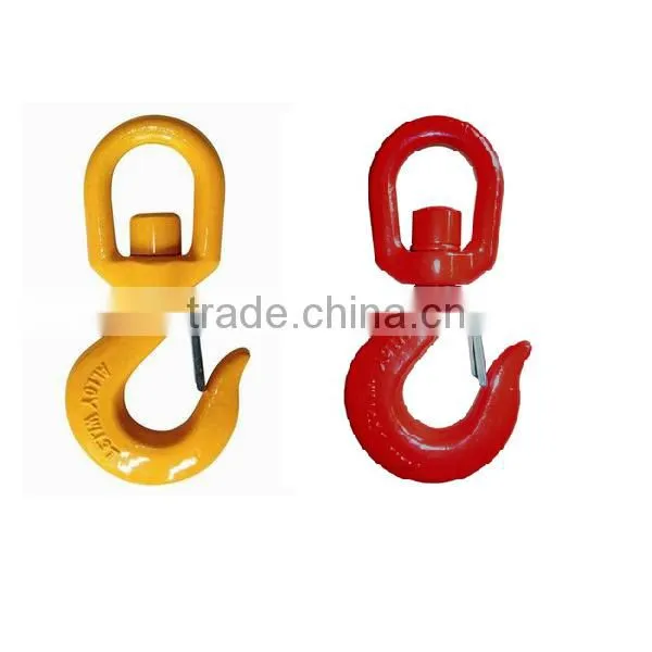 Drop Forged Swivel Hoist Hook With Safety Latch photo-6
