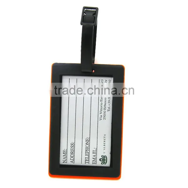 Made in China Luggage Tag, Custom Luggage Travel Bags Tag Colorful Pvc Luggage Tag photo-4