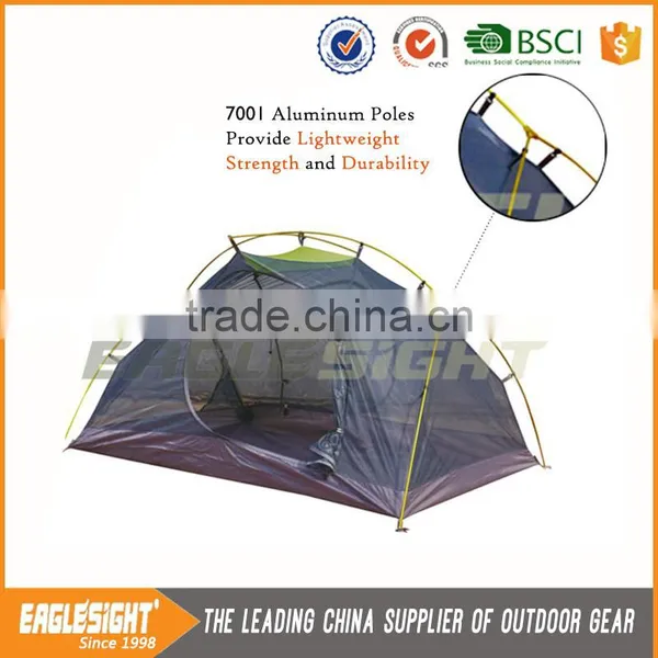 2017 Wholesale Silicon Ultralight Aluminum Pole Camping Tent photo-3