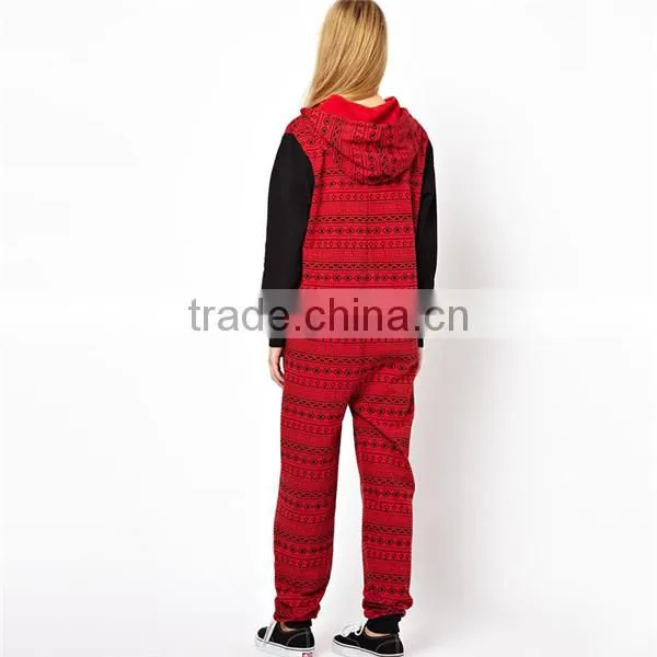 Aztec Print Plus Size Custom Made Adult Print Onesie photo-2