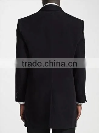 2014 Latest Style Formal Occasion Slim Fit Mens Cashmere China Mada Men Coat photo-2